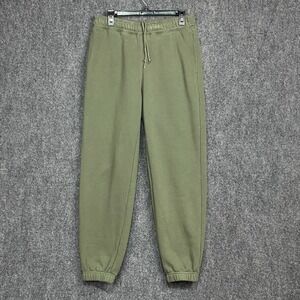 Abercrombie & Fitch Women's Medium Olive Green Drawstring Sweatpants Lounge Soft
